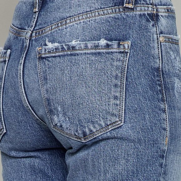 High Rise Slim Straight Jean - Picture 5 of 5